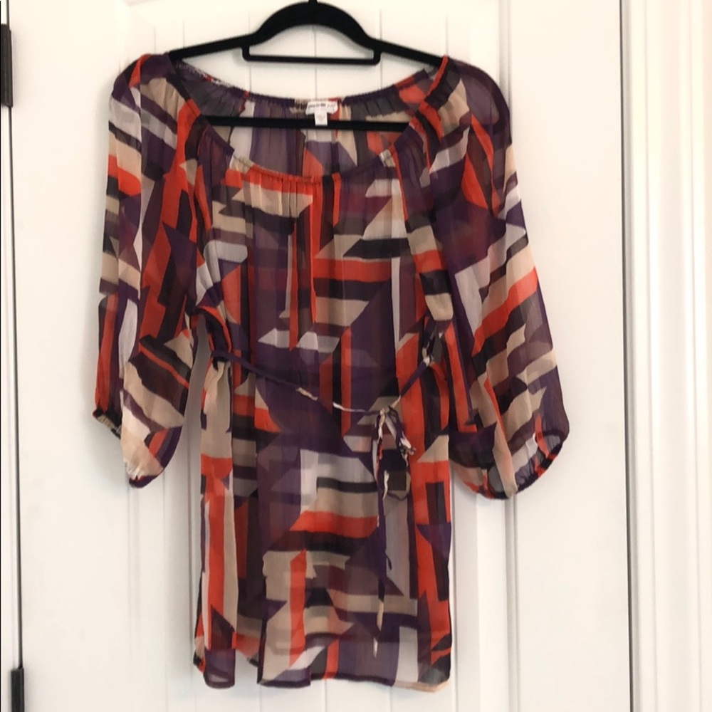 Beautiful Geometric Maternity top